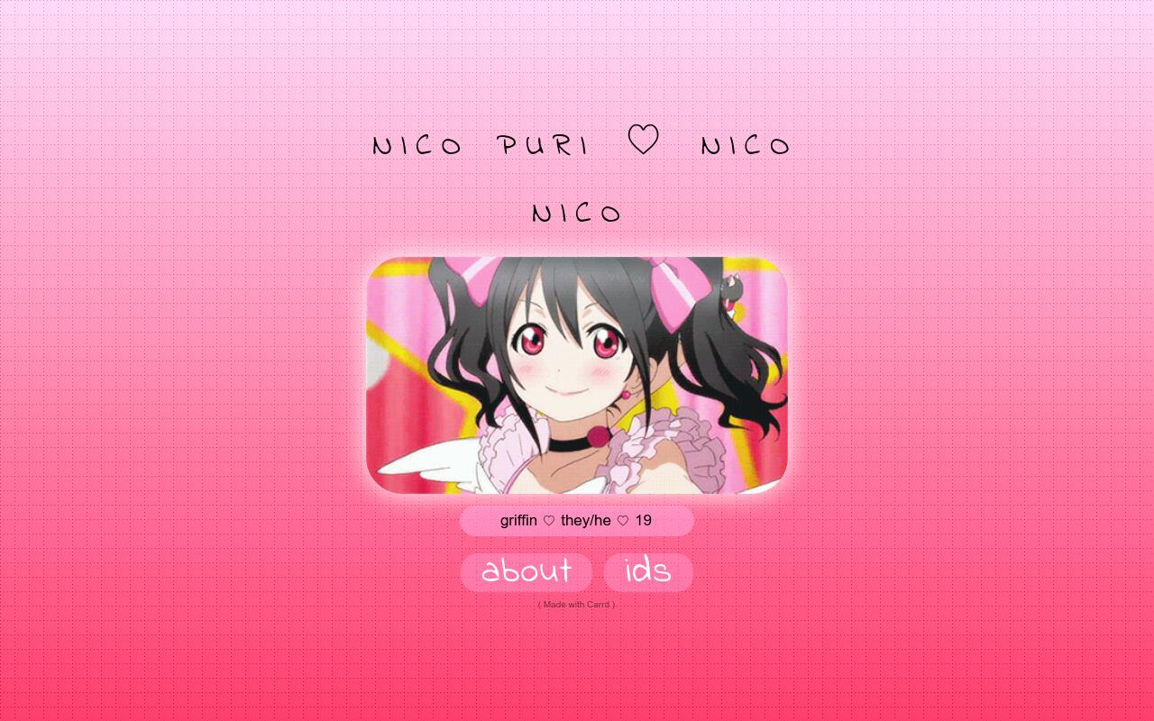 Carrd profile picture for @niconico